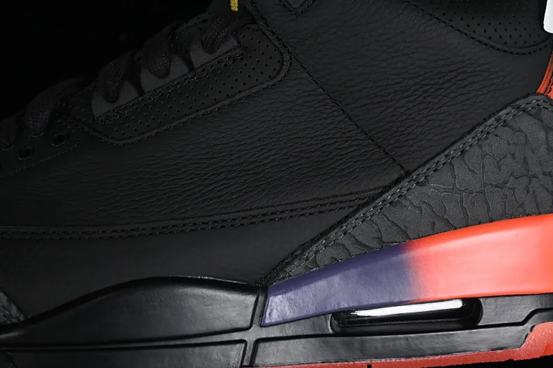 All categories Air Jordan Jordan series basketball shoes Air Jordan 3 foreign trade version Air Jordan 3 "Rio" AJ3 Joe 3 black rainbow FN0344-001